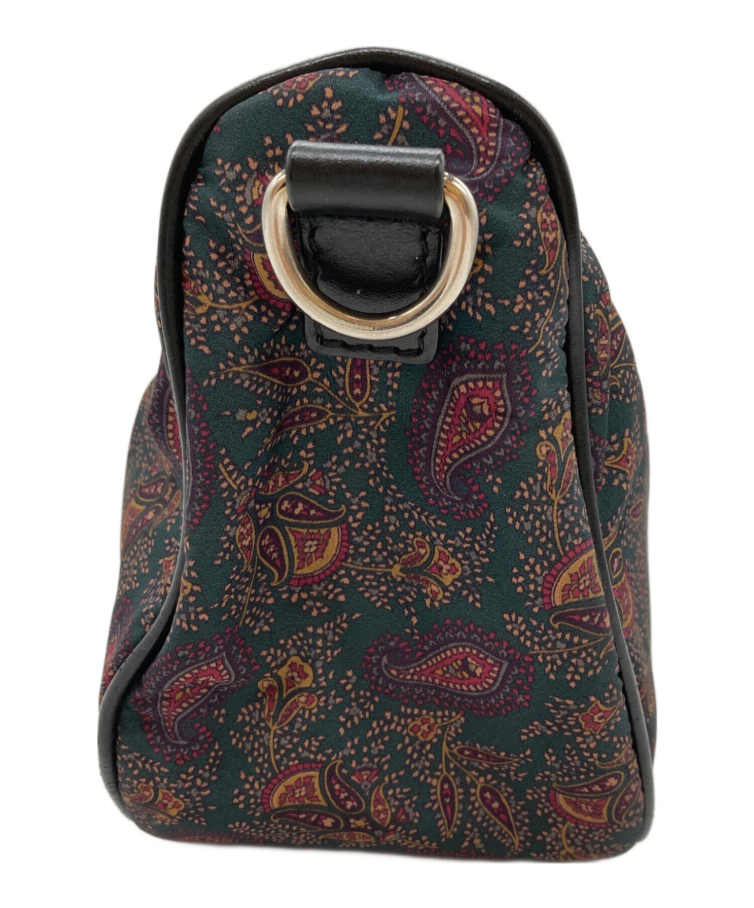 中古・古着通販】ETRO (エトロ) ショルダーバッグ グリーン×ピンク