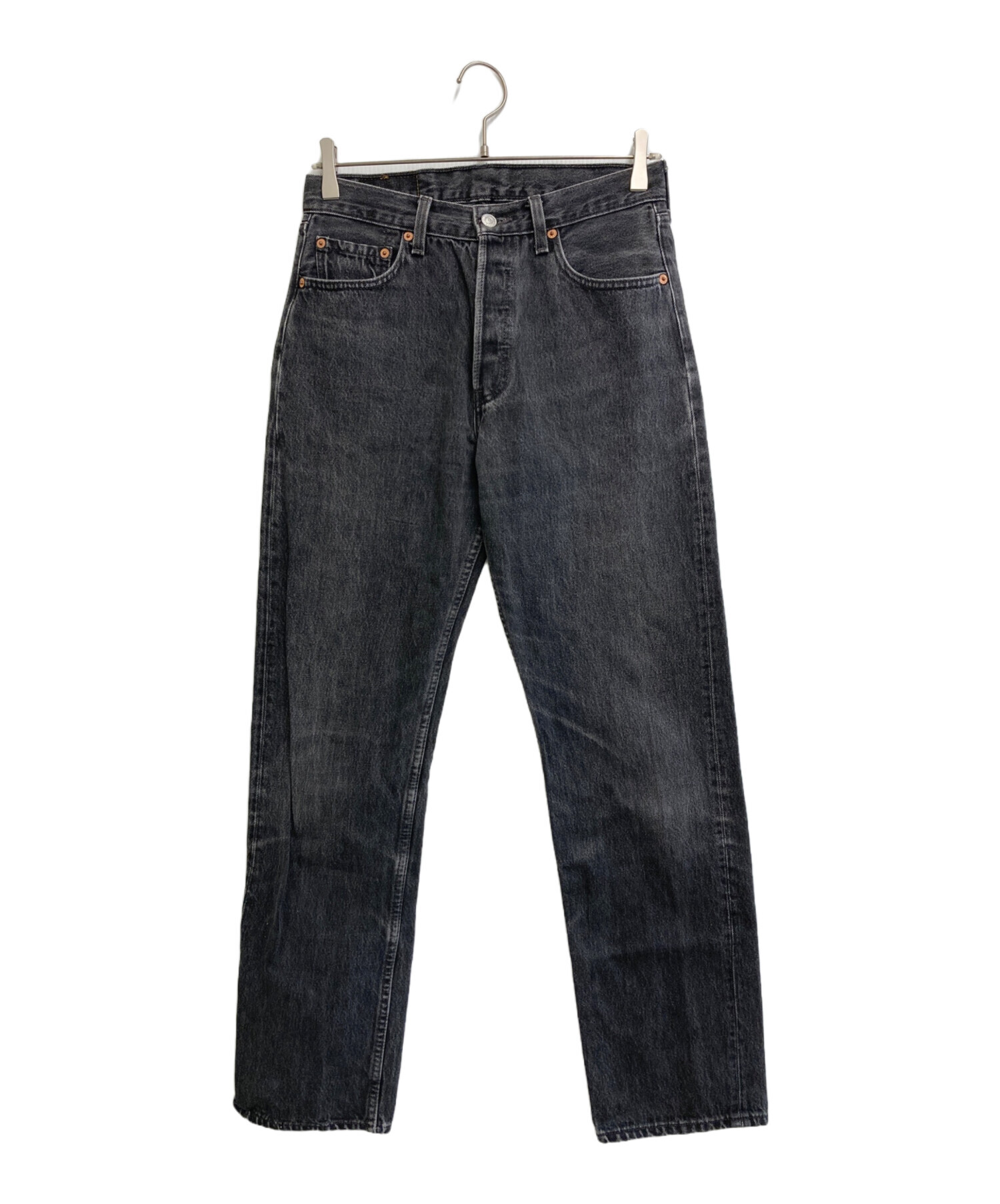 中古・古着通販】LEVI'S (リーバイス) 90s 後染め 501ブラックデニム
