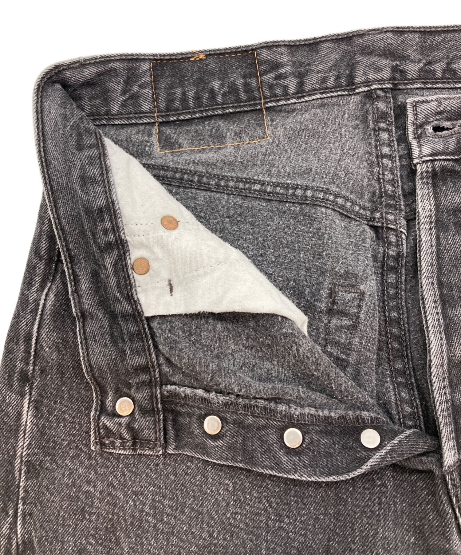 中古・古着通販】LEVI'S (リーバイス) 90s 後染め 501ブラックデニム