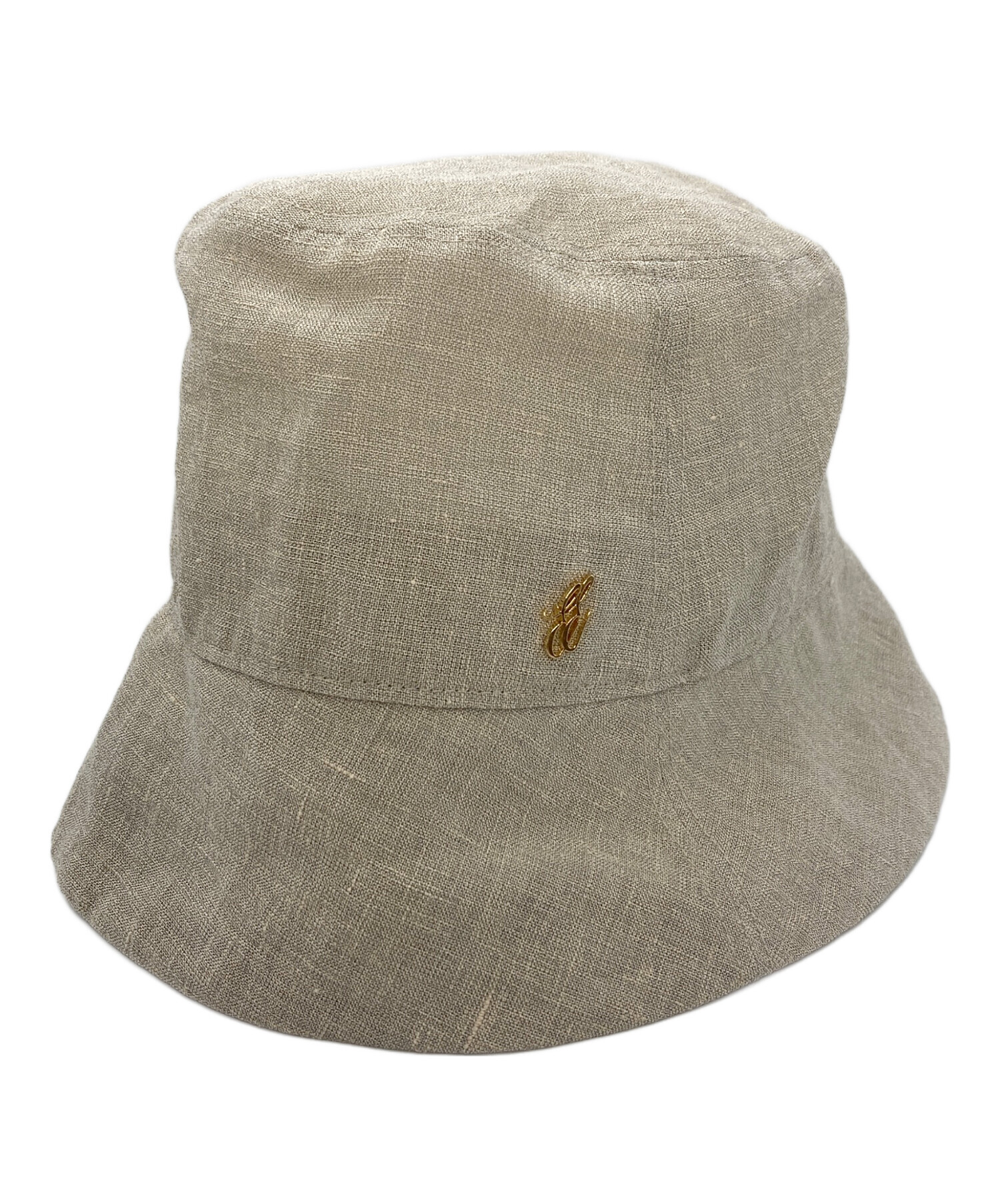 【未使用／値下げ中】ENTWURFEIN Yael Beige 中古・古着通販】ENTWURFEIN (エントワフェイン) Yael hat ベージュ