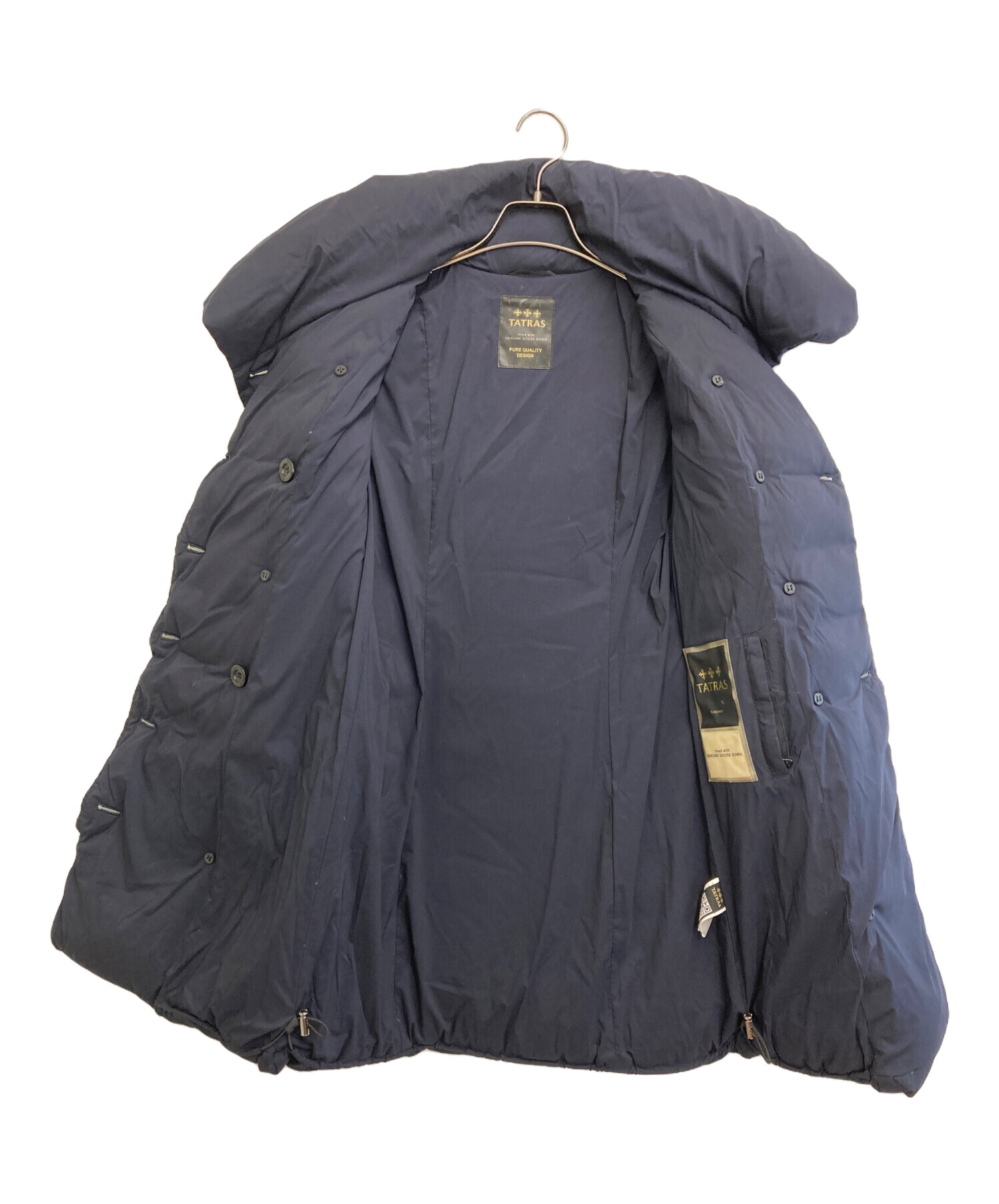 中古・古着通販】TATRAS (タトラス) AGOGNA ダウンコート ネイビー