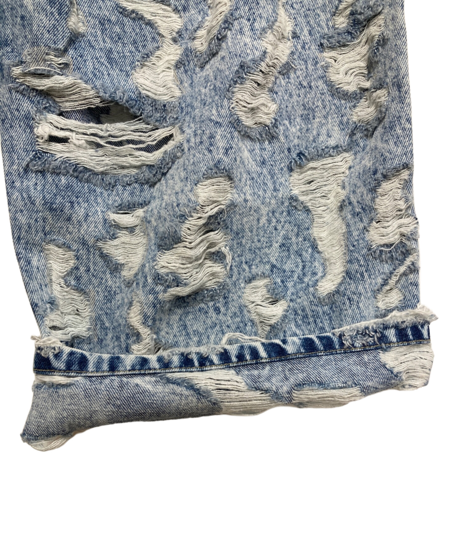 中古・古着通販】AMERI (アメリ) MEDI MAX DAMAGE DENIM ブルー サイズ