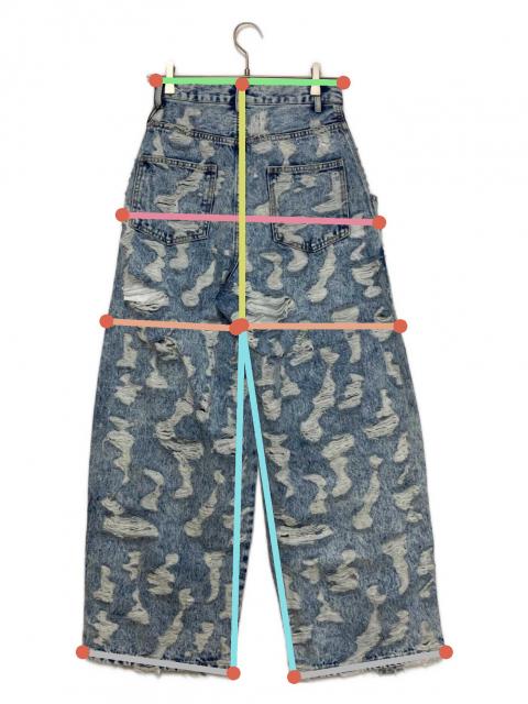 中古・古着通販】AMERI (アメリ) MEDI MAX DAMAGE DENIM ブルー サイズ