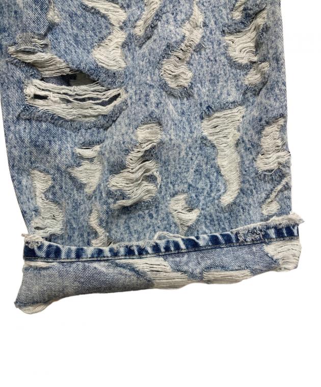 中古・古着通販】AMERI (アメリ) MEDI MAX DAMAGE DENIM ブルー サイズ
