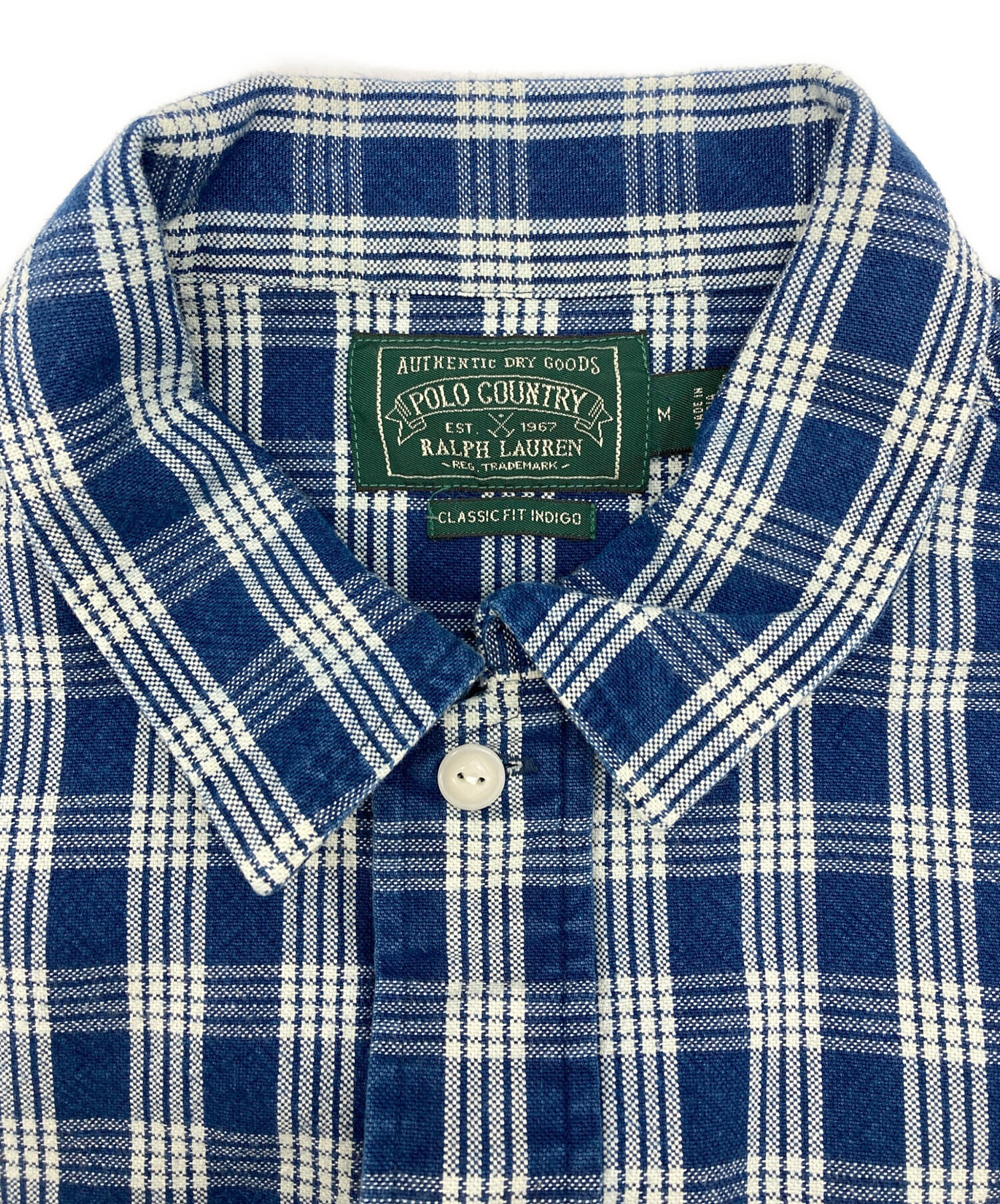中古・古着通販】POLO COUNTRY (ポロカントリー) パラカチェックシャツ