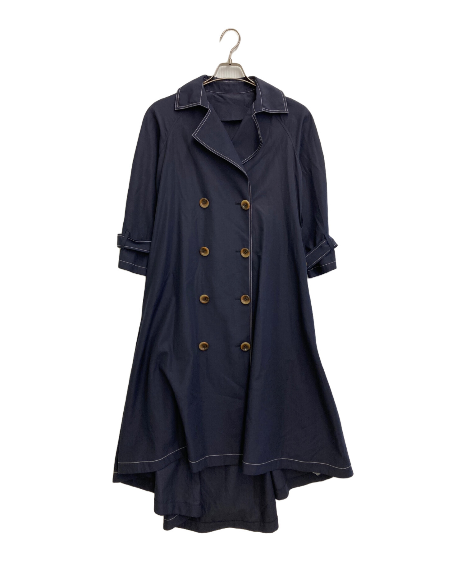 シェリエ sheller 2wayトレンチステッチワンピース　3/22迄セール 中古・古着通販】sheller (シェリエ) 2WAYトレンチステッチワンピース