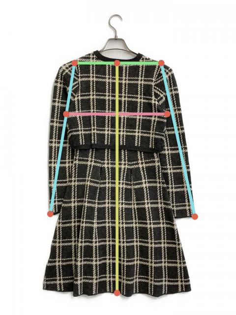中古・古着通販】Her lip to (ハーリップトゥ) Pantheon Checked Knit