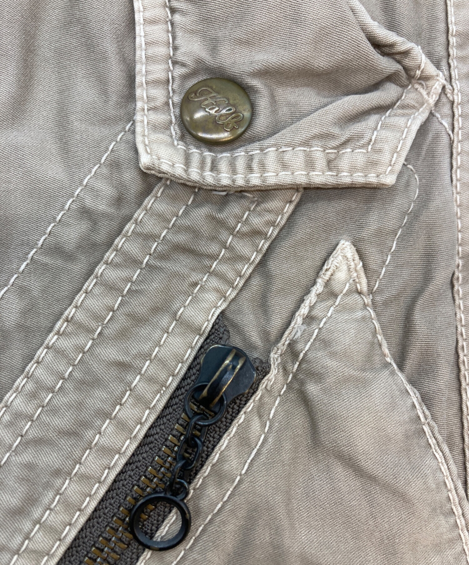中古・古着通販】HALB (ハルプ) ギミックカーゴパンツ ベージュ サイズ