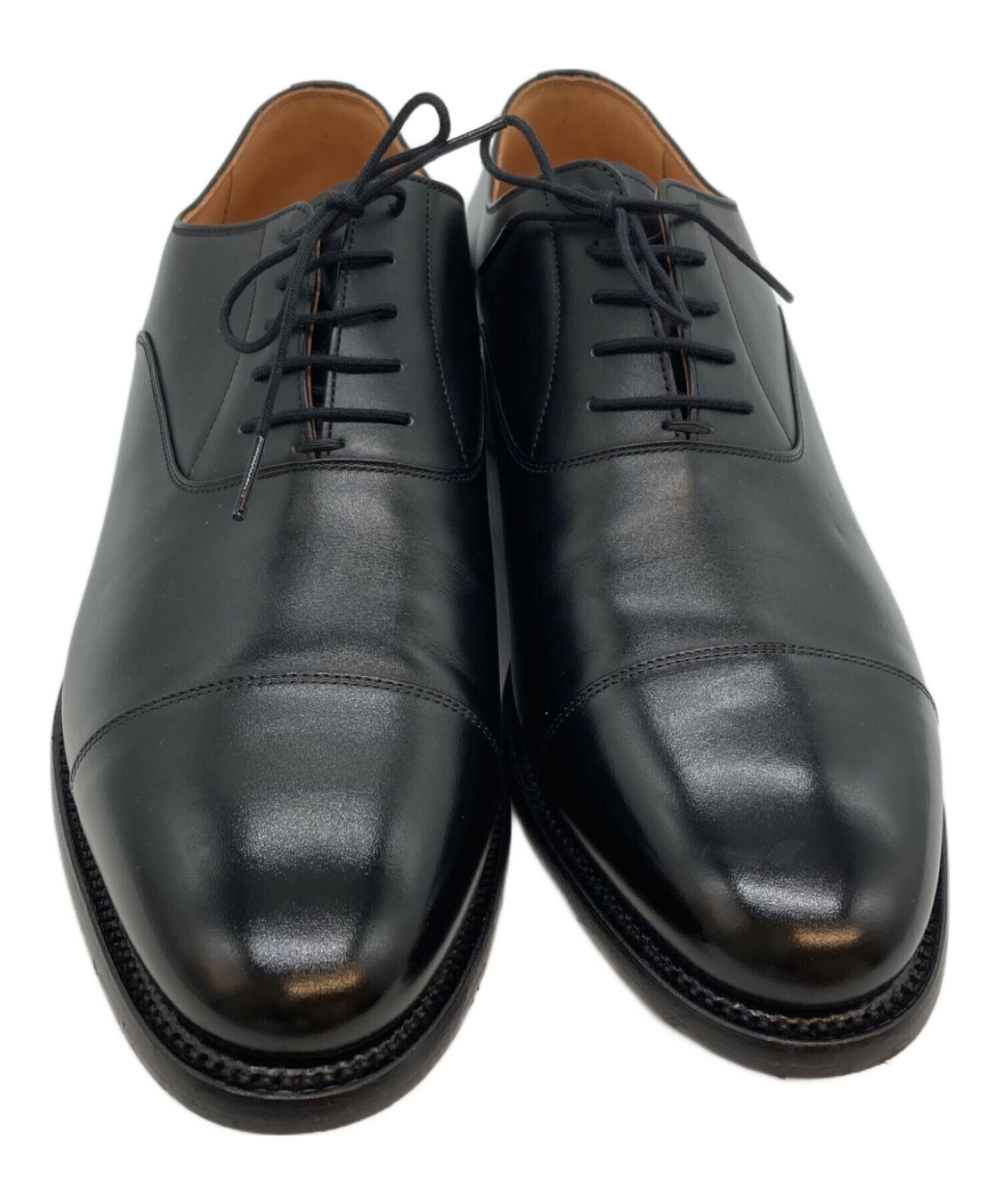 SCOTCH GRAIN 26 1/2 ストレートチップ　ブラックシューズ 中古・古着通販】SCOTCH GRAIN (スコッチグレイン) ストレートチップ