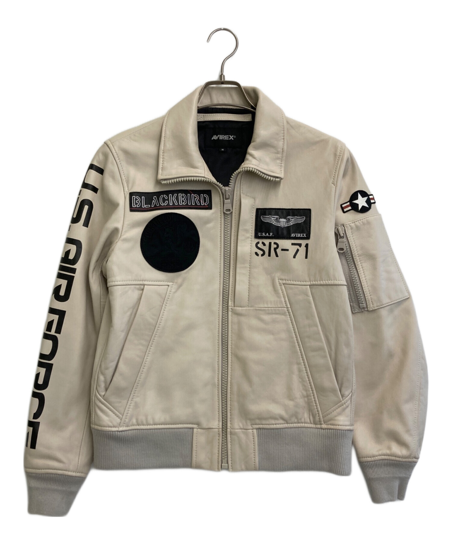 中古・古着通販】AVIREX (アヴィレックス) ラムレザージャケット
