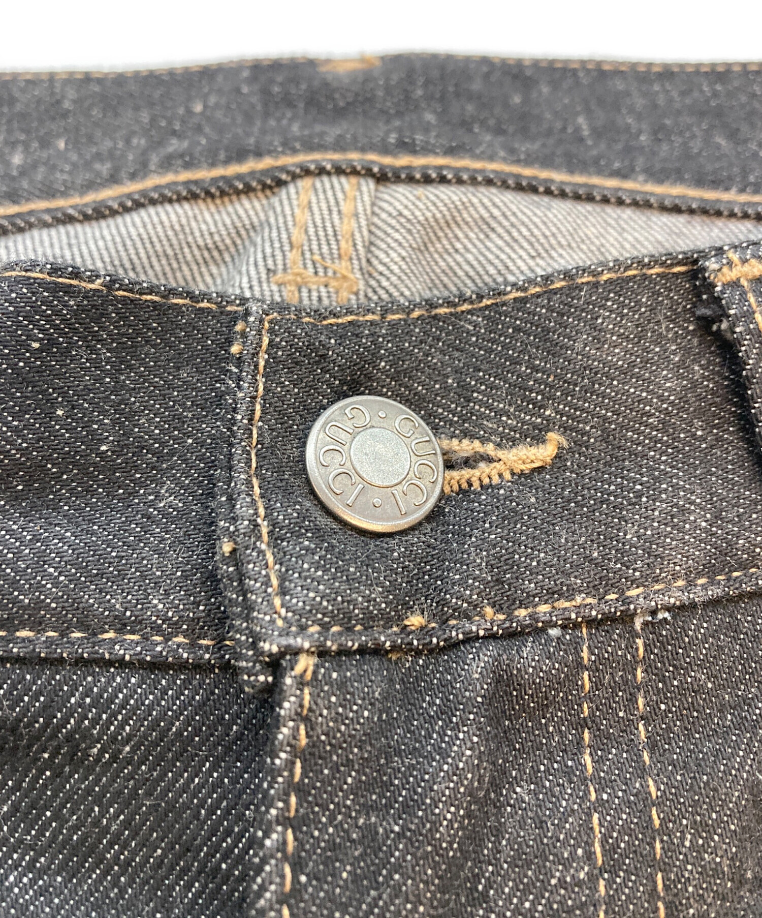 中古・古着通販】GUCCI (グッチ) シェリーカラーセルビッチデニム 