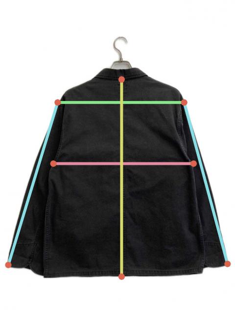 中古・古着通販】DANTON (ダントン) シェフジャケット ブラック サイズ