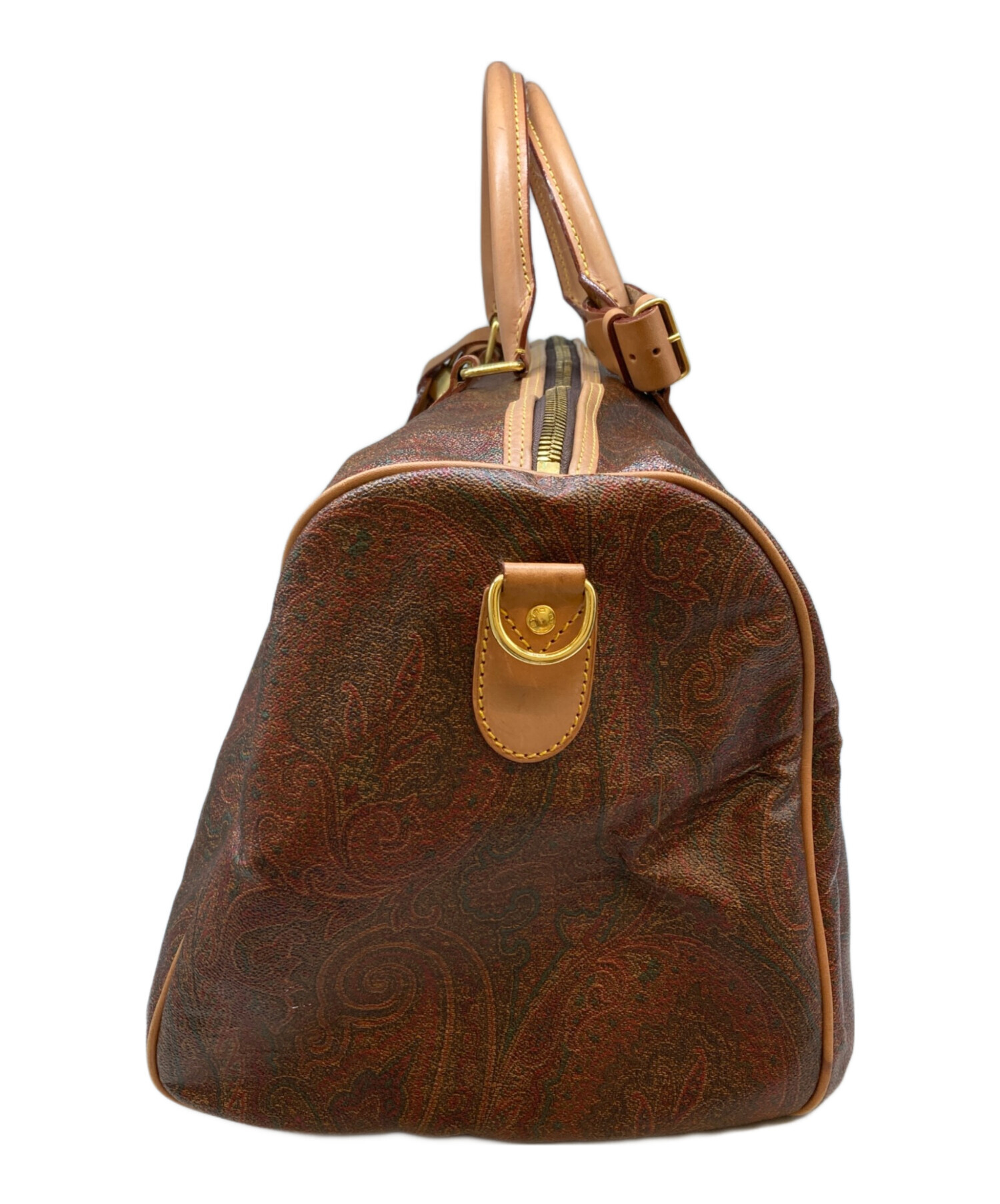 中古・古着通販】ETRO (エトロ) ボストンバッグ ブラウン｜ブランド