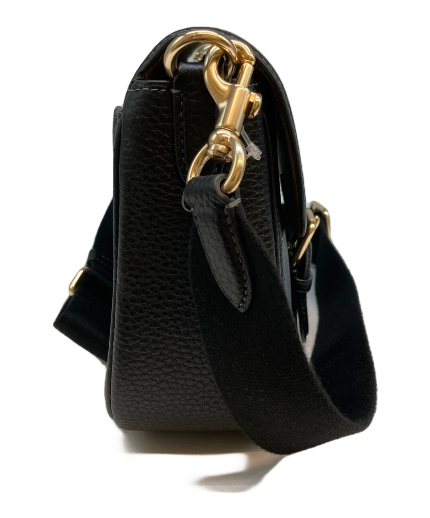 中古・古着通販】COACH (コーチ) アメリア サドル バッグ ブラック