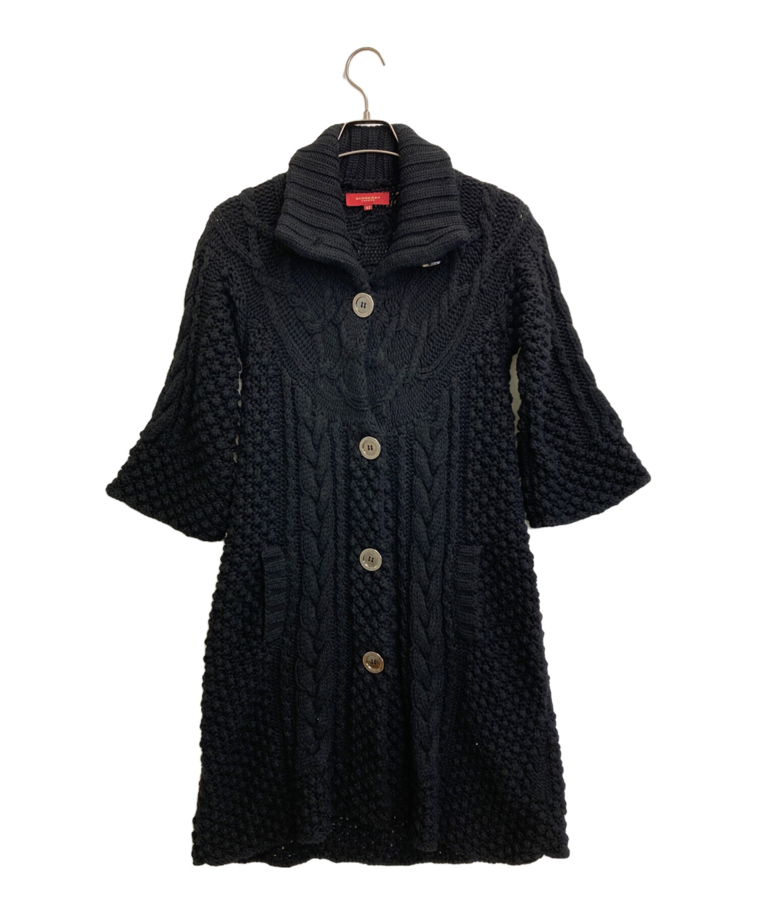 中古・古着通販】BURBERRY LONDON (バーバリーロンドン) ニットコート 中古・古着通販】BURBERRY LONDON (バーバリーロンドン) ニットコート