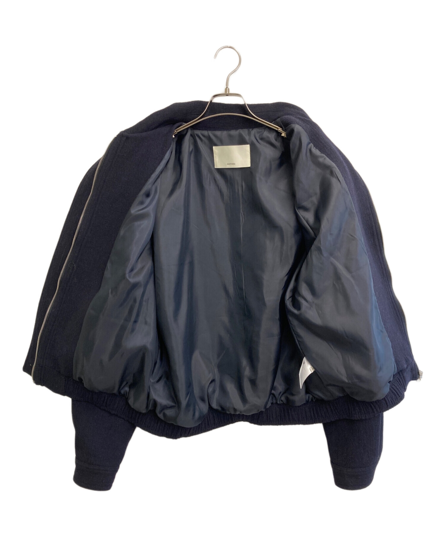 中古・古着通販】OHOTORO (オオトロ) mannish wool blouson ネイビー