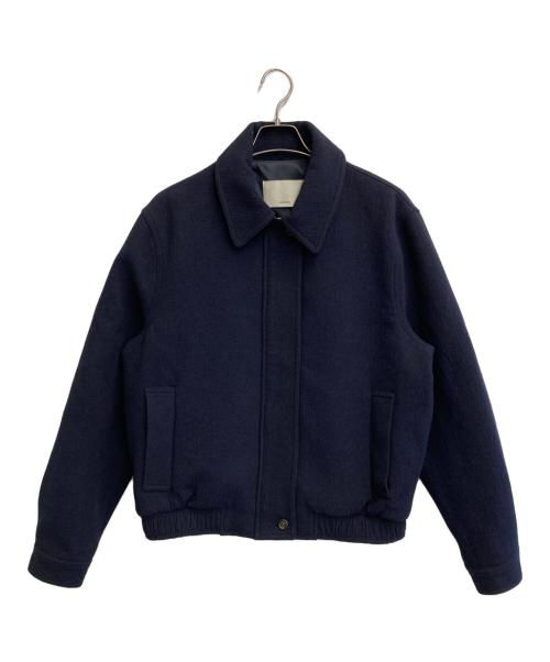 中古・古着通販】OHOTORO (オオトロ) mannish wool blouson ネイビー