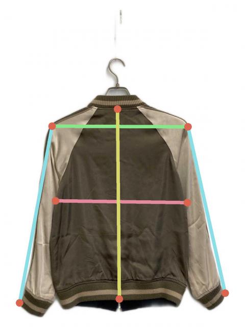 中古・古着通販】FULLCOUNT (フルカウント) スカジャン グリーン
