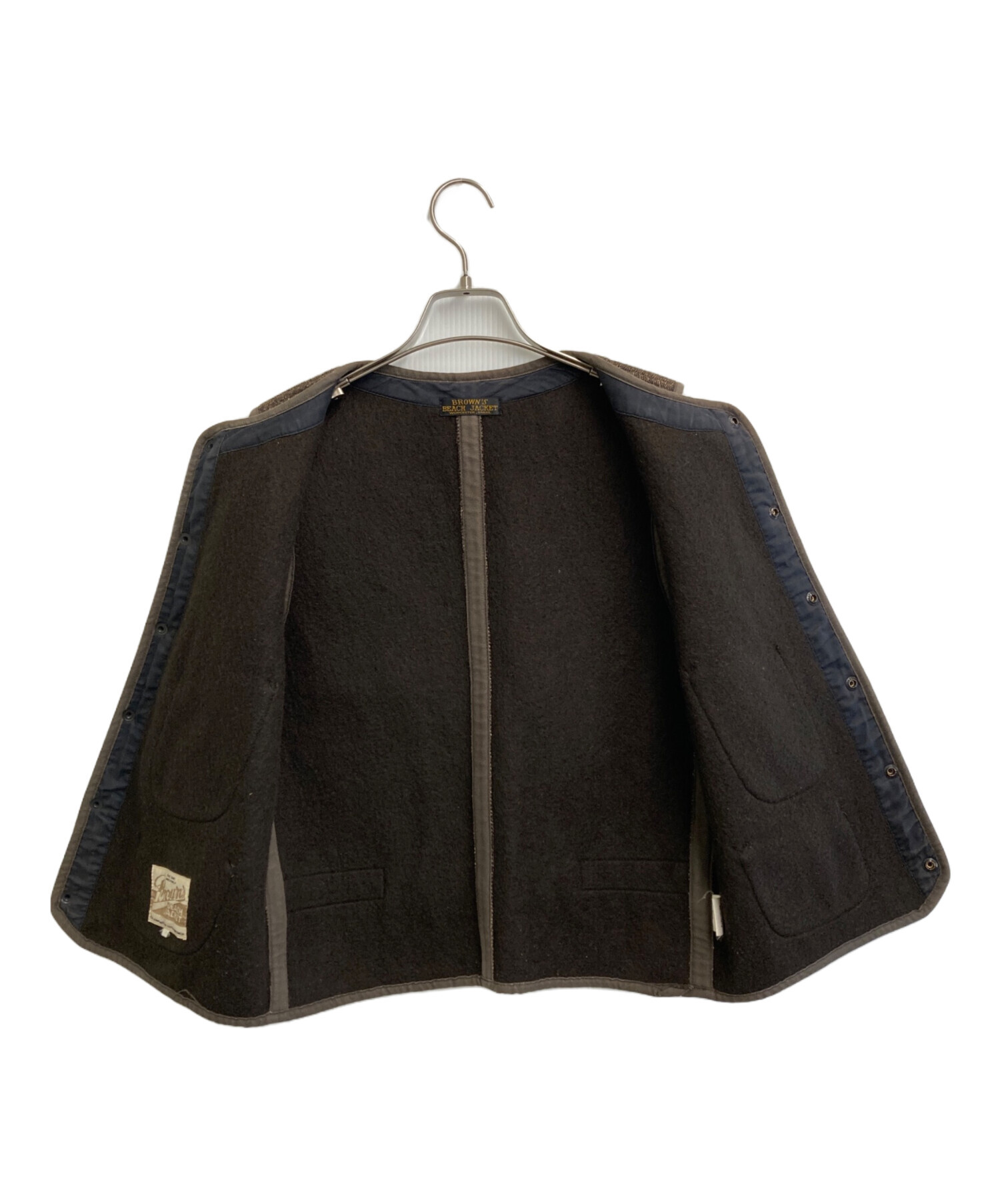 BROWN'S BEACH JACKET チェスターコート 40 中古・古着通販】BROWN'S BEACH JACKET (ブラウンズビーチジャケット
