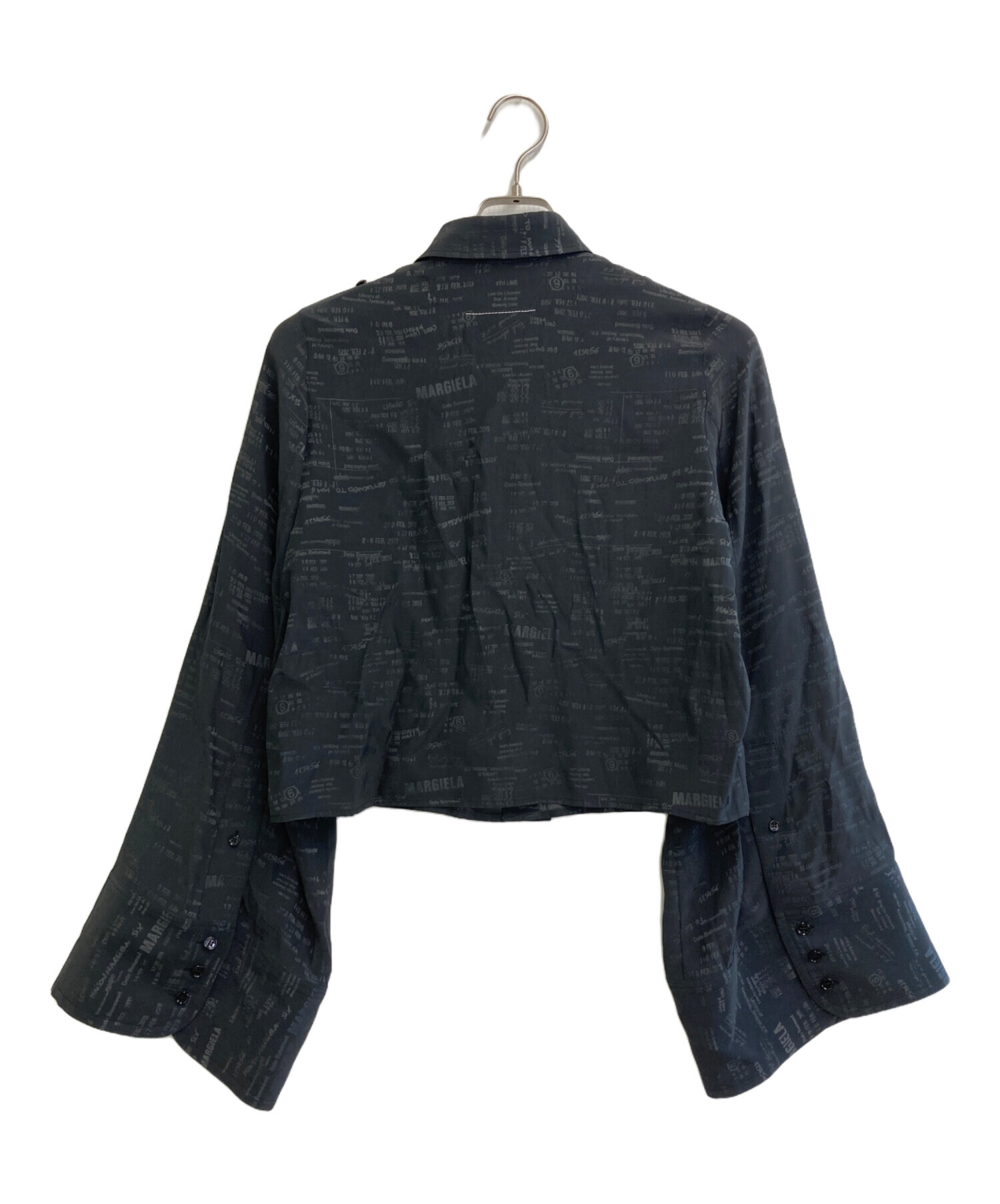 新品未使用品　Maison Margiela 変形シャツ ブラック　s 中古・古着通販】MM6 Maison Margiela (エムエムシックスメゾン