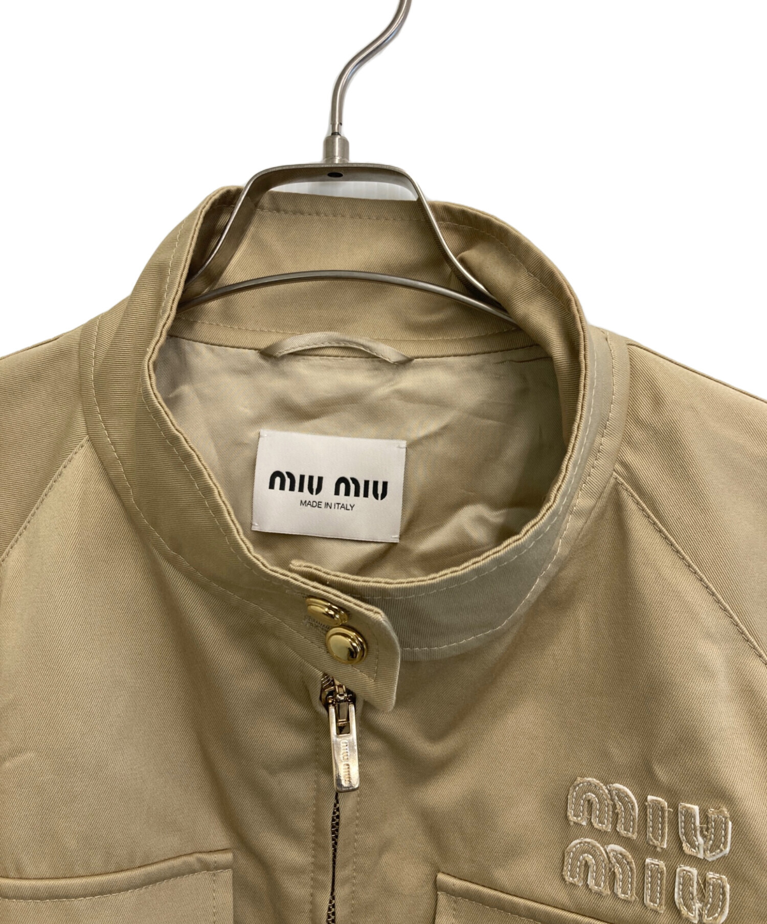 中古・古着通販】MIU MIU (ミュウミュウ) チノブルゾンジャケット