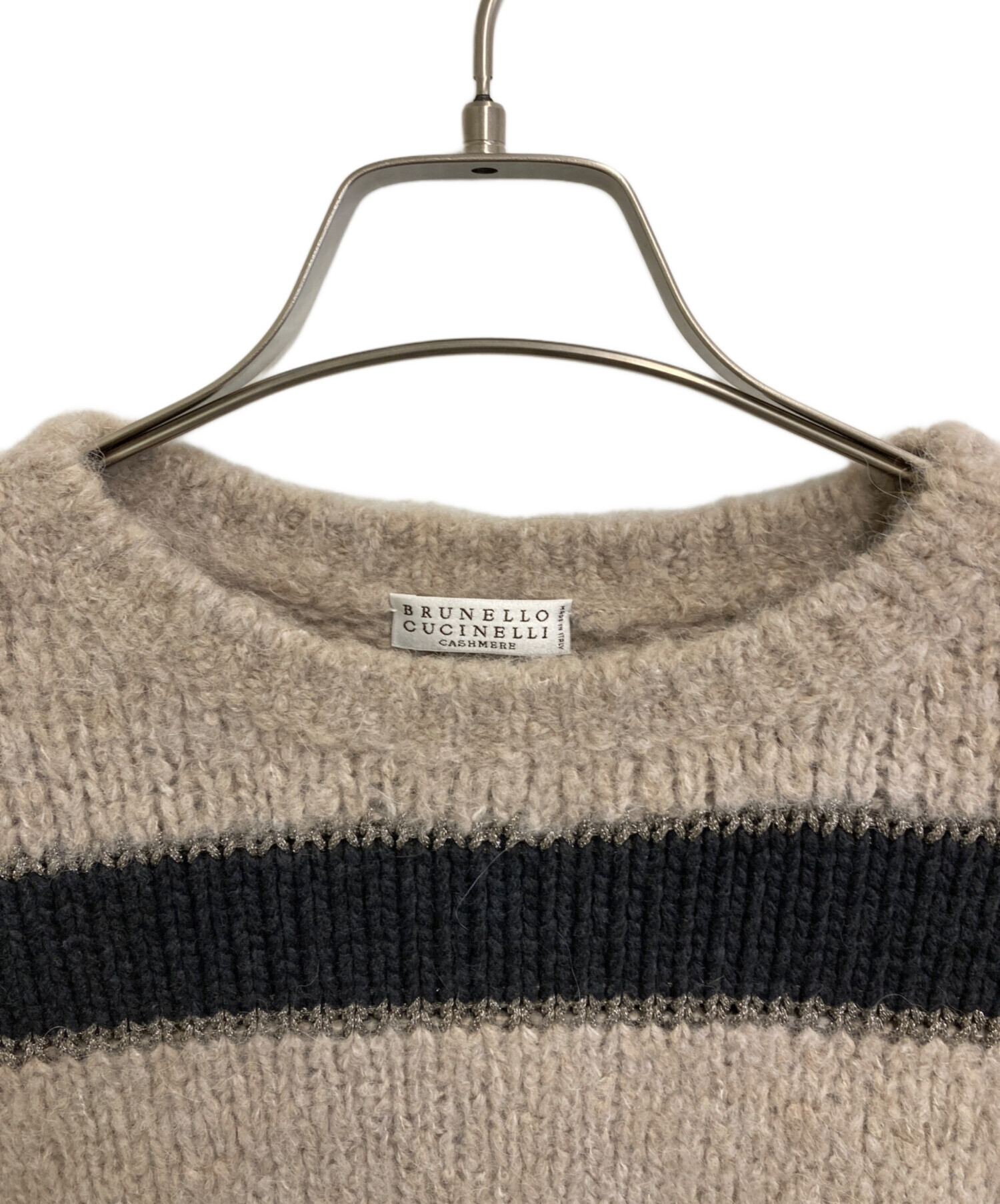 中古・古着通販】BRUNELLO CUCINELLI (ブルネロクチネリ) 半袖ニット