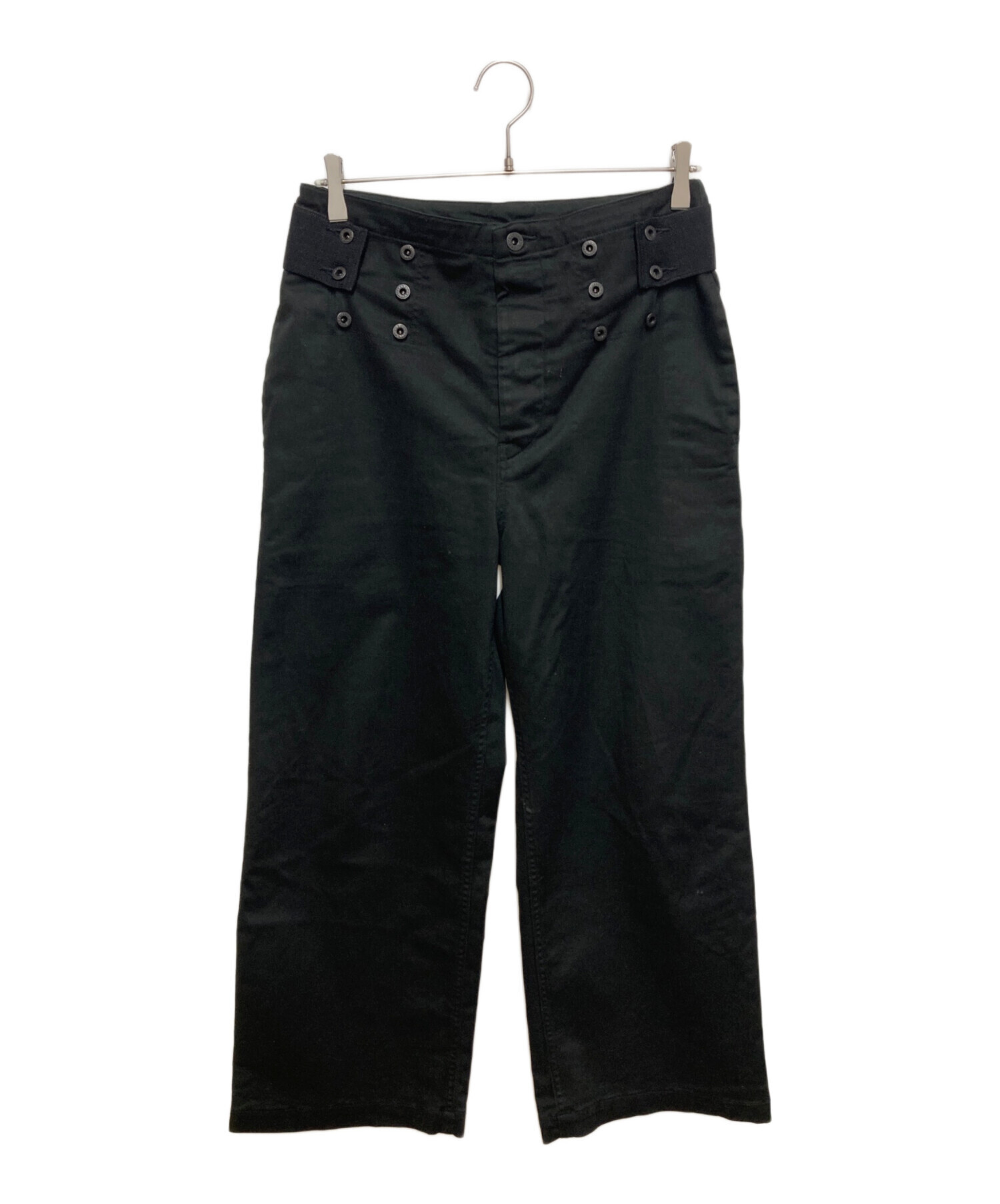KAPITAL　キャピタル　四国山城工場産　アミッシュパンツ　フロントボタン 中古・古着通販】KAPITAL (キャピタル) セーラーパンツ ブラック
