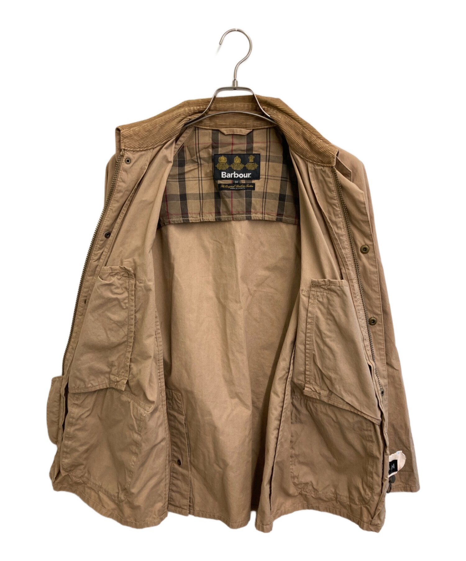 【古着】Barbour ベージュ カバーオール 中古・古着通販】Barbour (バブアー) Overdyed SL Bedale ベージュ