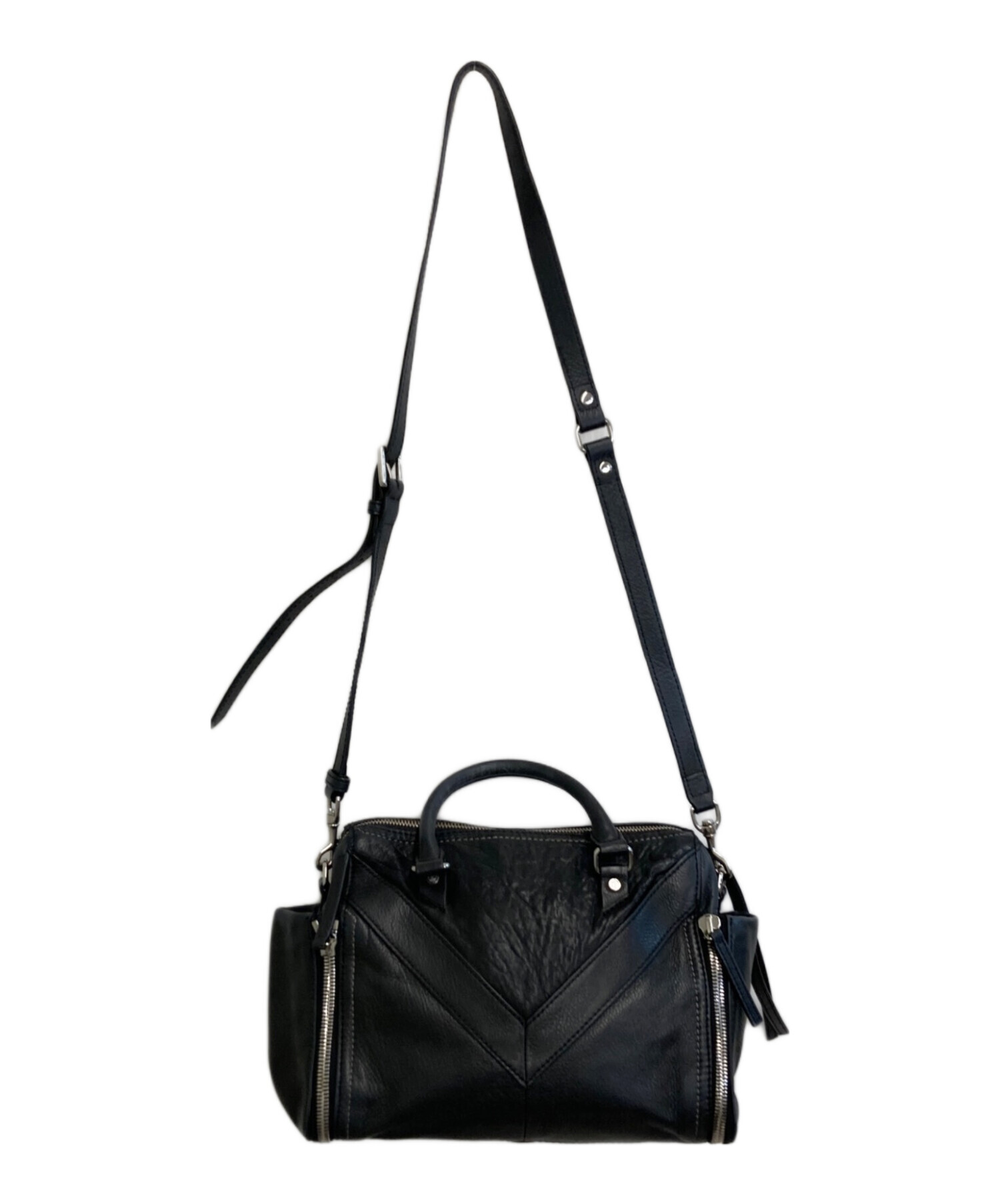 DIESEL 2WAY バッグ 中古・古着通販】DIESEL (ディーゼル) LE ZIPPER 2WAYバッグ ブラック