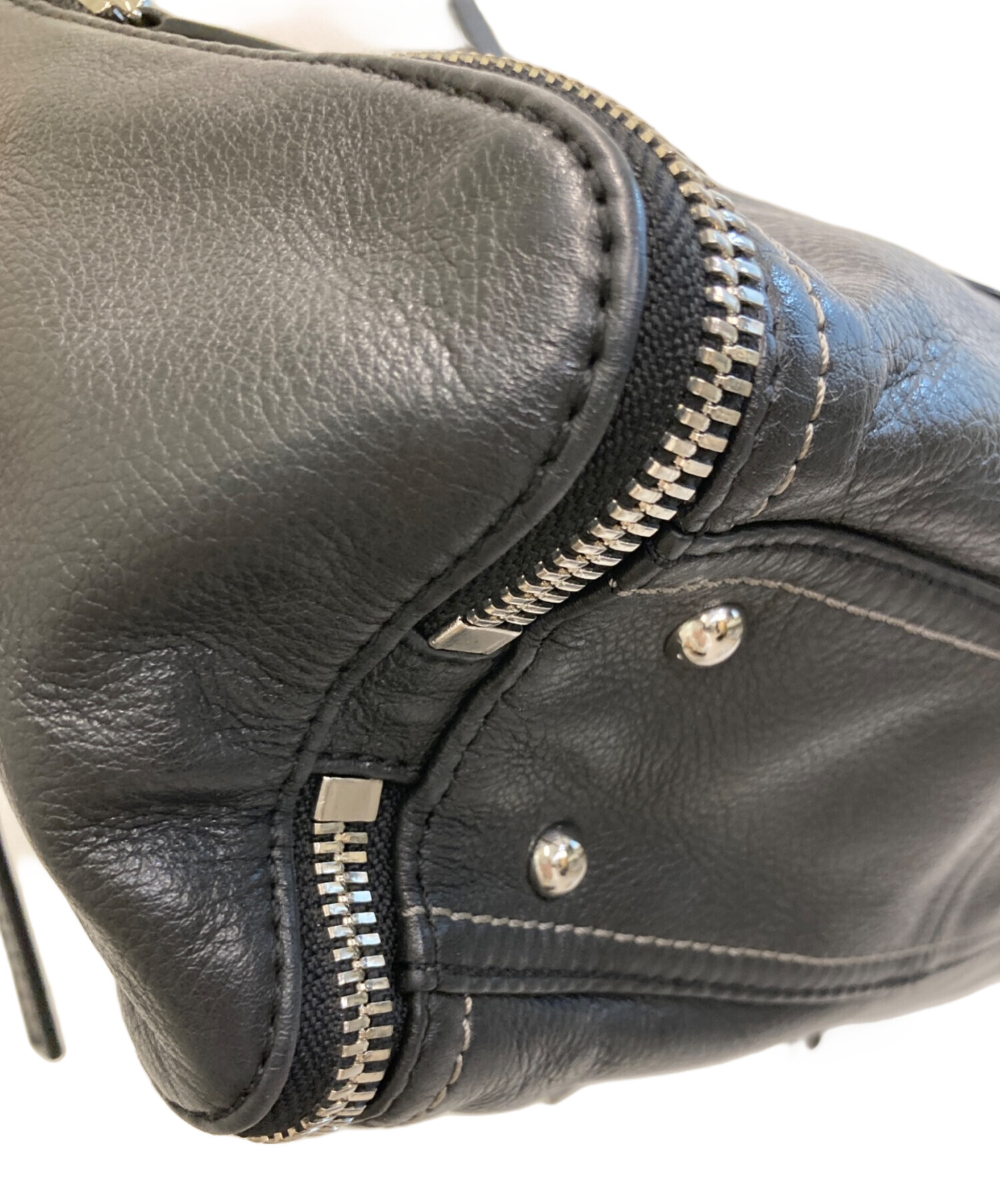 中古・古着通販】DIESEL (ディーゼル) LE ZIPPER 2WAYバッグ ブラック