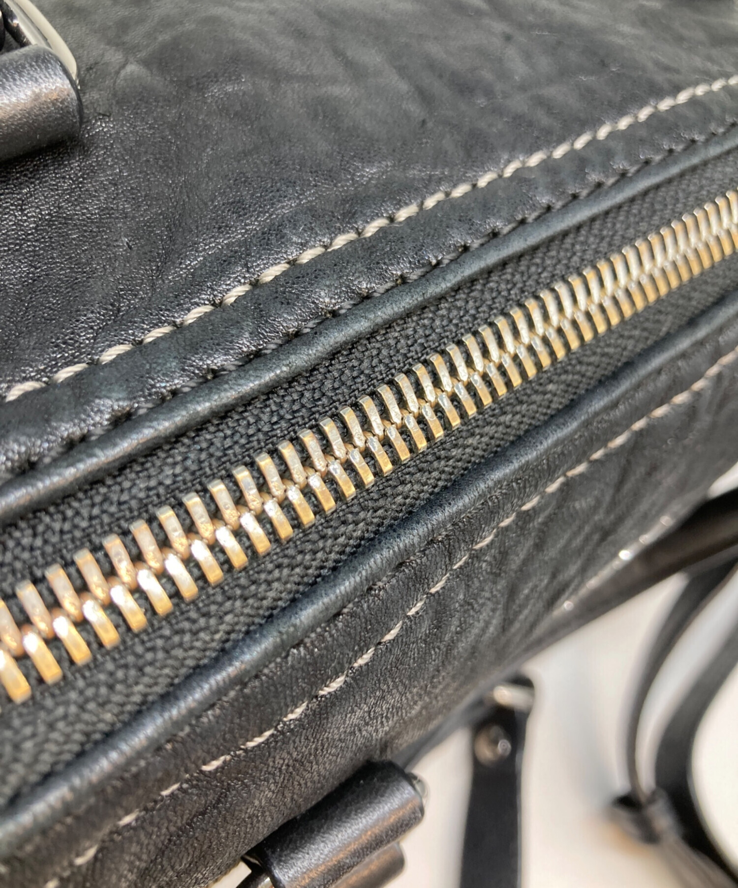中古・古着通販】DIESEL (ディーゼル) LE ZIPPER 2WAYバッグ ブラック