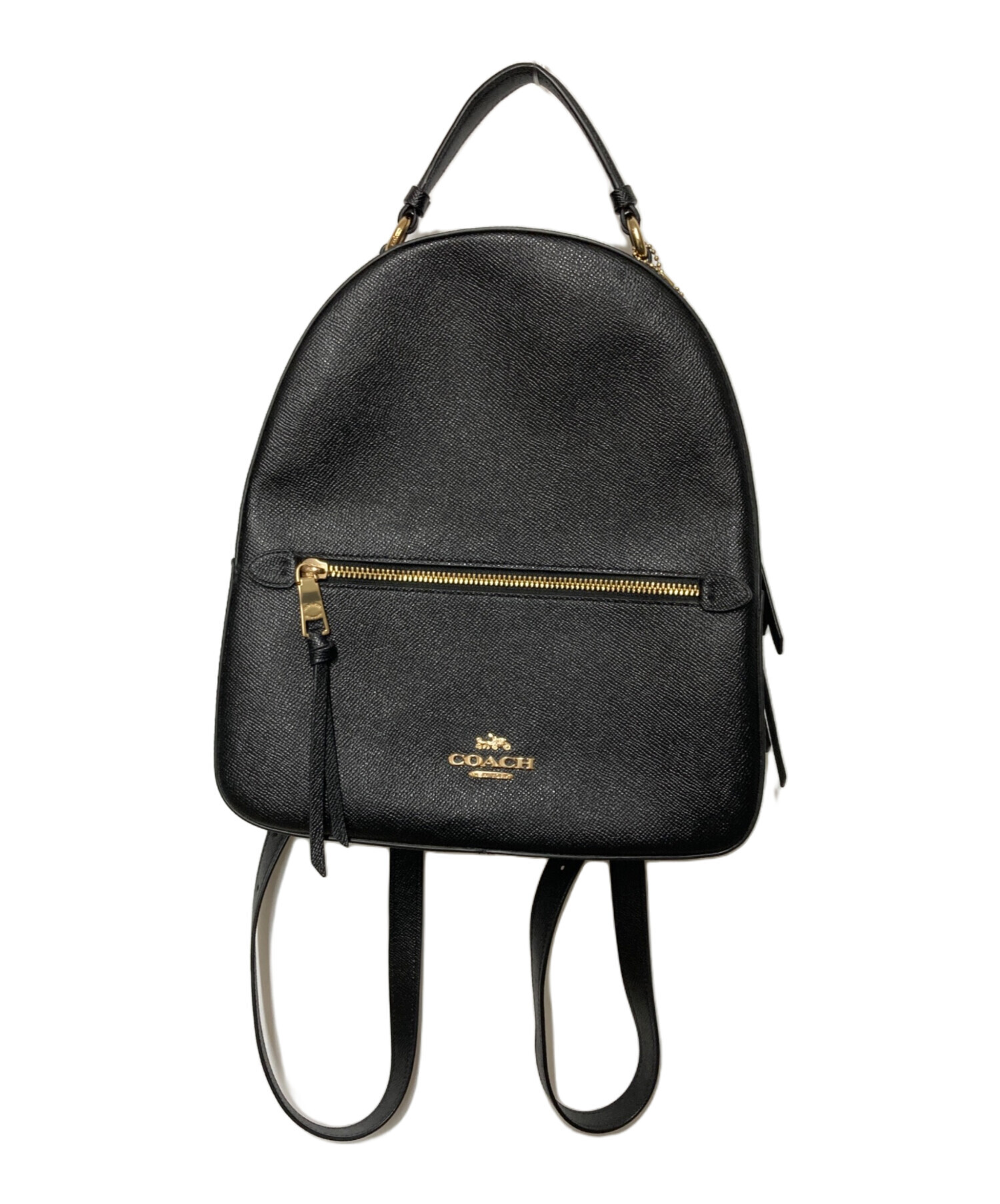 中古・古着通販】COACH (コーチ) レザーリュック ブラック｜ブランド