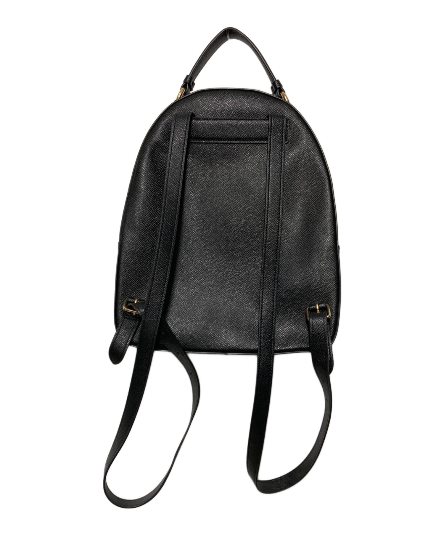 中古・古着通販】COACH (コーチ) レザーリュック ブラック｜ブランド