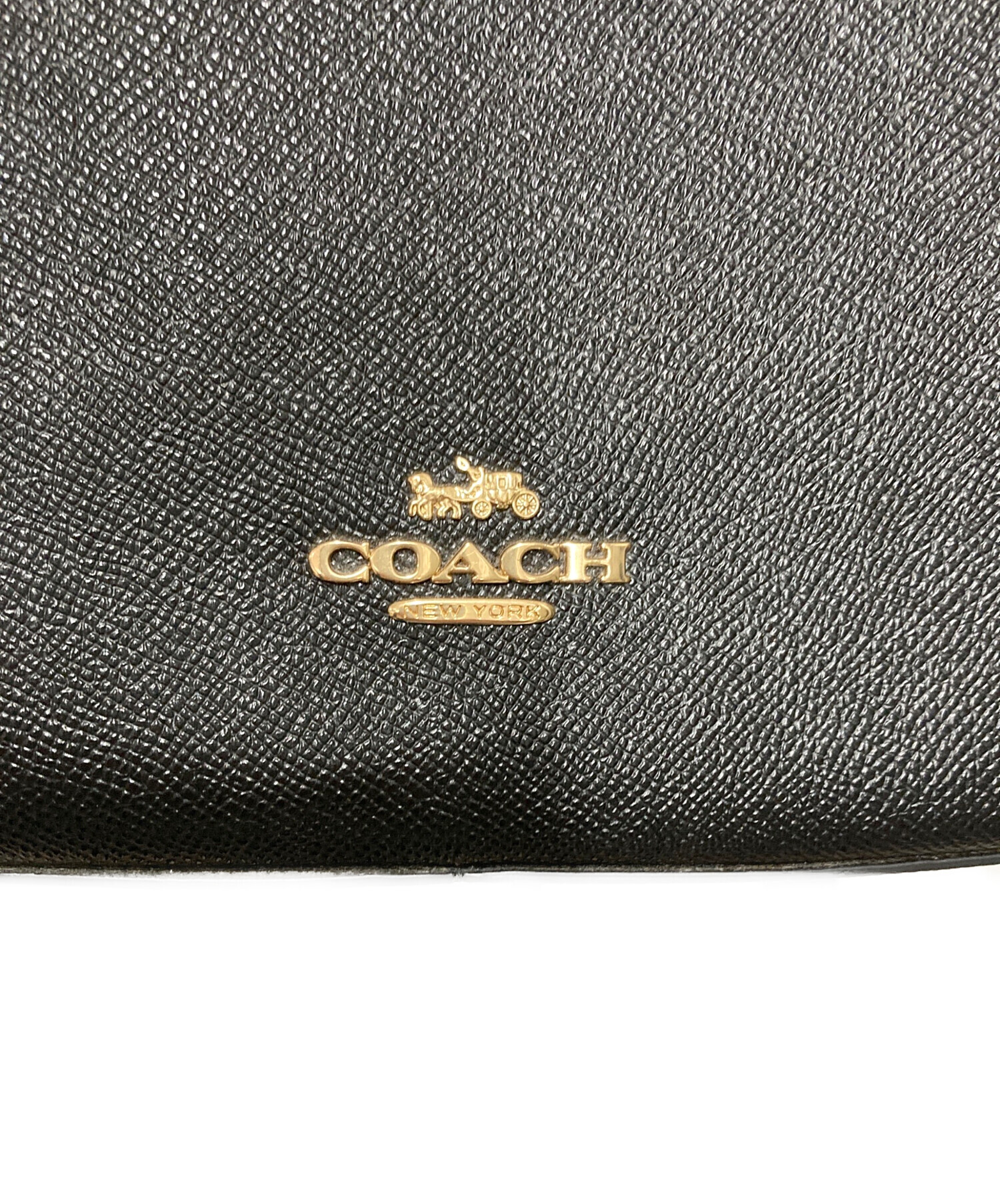 中古・古着通販】COACH (コーチ) レザーリュック ブラック｜ブランド