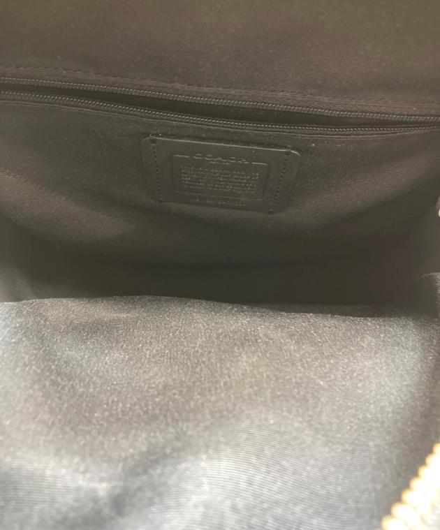 中古・古着通販】COACH (コーチ) レザーリュック ブラック｜ブランド