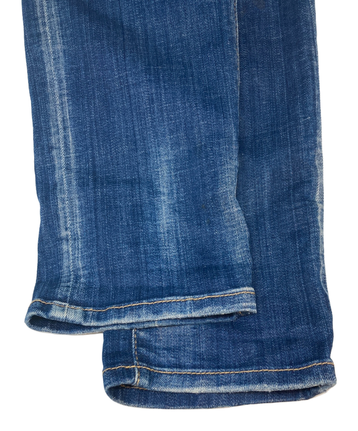 未使用 DSQUARED2 42 デニム ジーンズ 濃紺 インディゴ 中古・古着通販】DSQUARED2 (ディースクエアード) クラッシュ加工