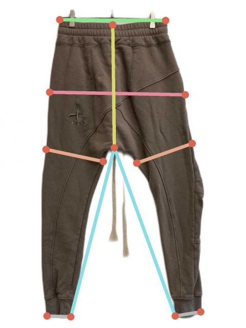 中古・古着通販】CVTVLIST (カタリスト) USUAL SWEAT PANTS カーキ