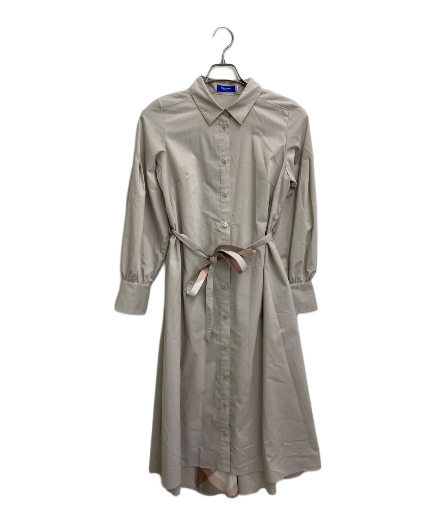 ブルーレーベル　ベージュワンピース 中古・古着通販】BLUE LABEL CRESTBRIDGE (ブルーレーベルクレスト