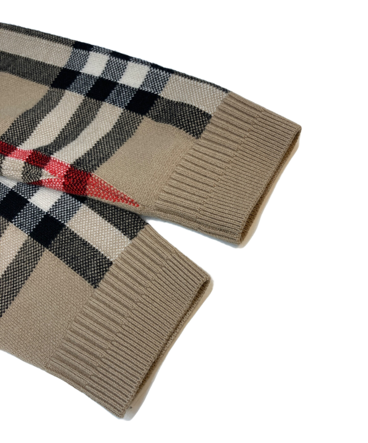 中古・古着通販】BURBERRY (バーバリー) ノバチェック柄Vネック