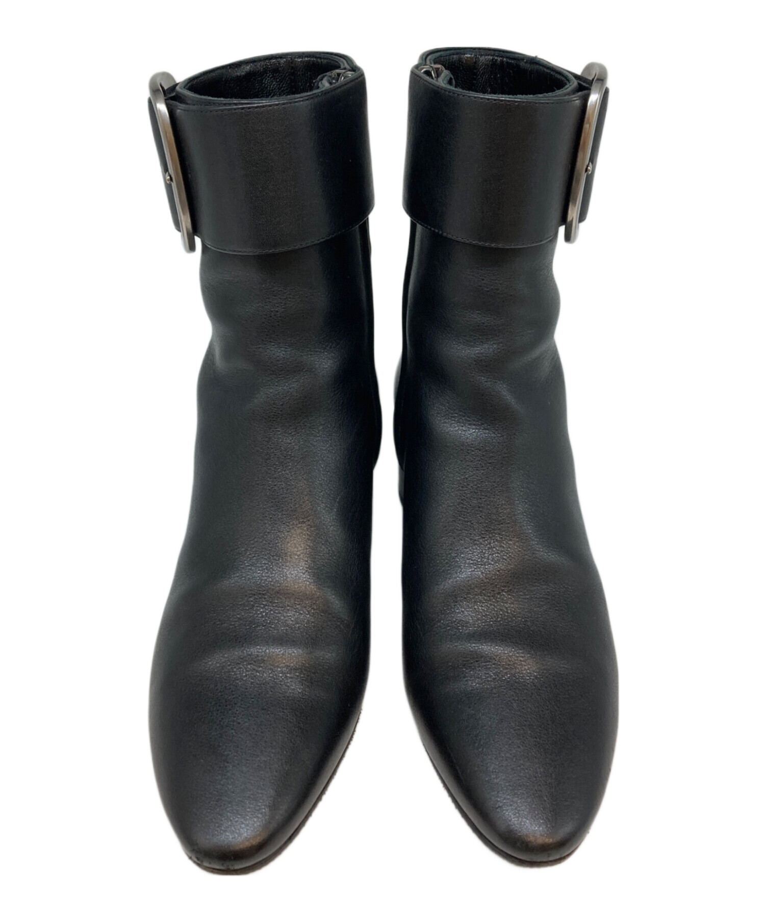 SAINT LAURENT レザーアンクルブーツ 中古・古着通販】Saint Laurent Paris (サンローランパリ) Leather