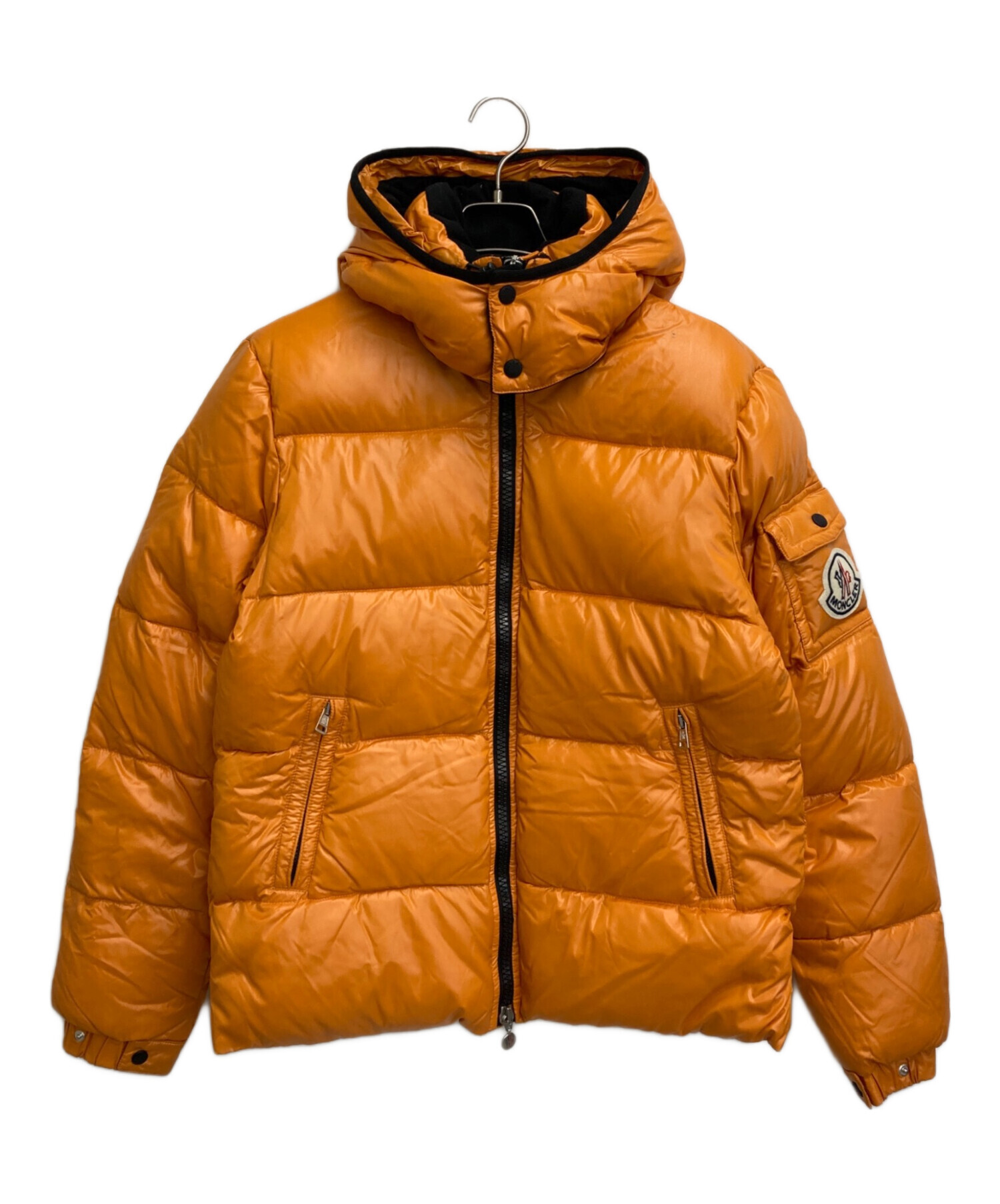 MONCLER モンクレール ダウン MAYA オレンジ　キッズ 2Y 中古・古着通販】MONCLER (モンクレール) MAYAダウンジャケット