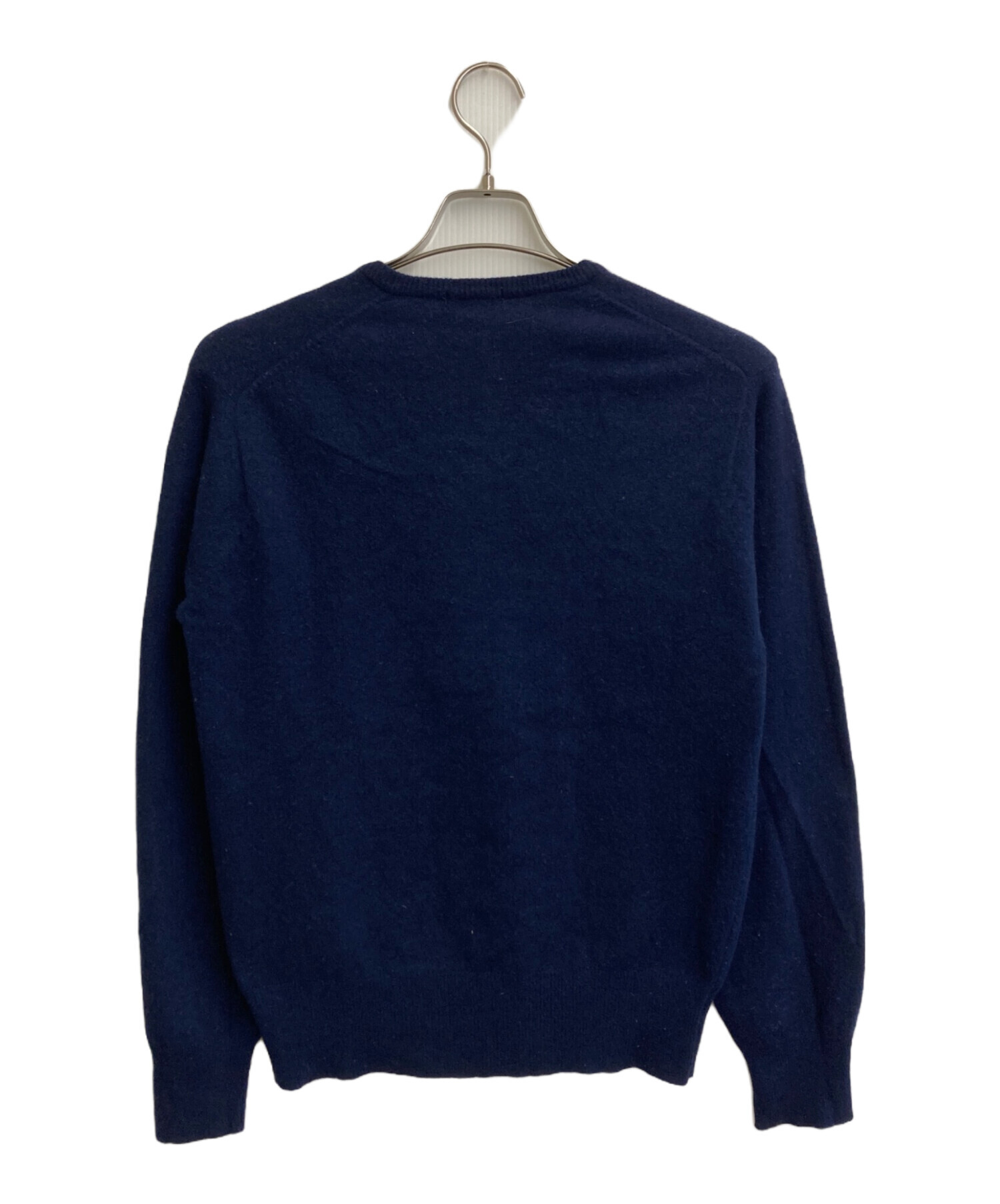 希少 コムデギャルソン ウール 変形ドレープ トップス ネイビー 中古・古着通販】COMME des GARCONS HOMME (コムデギャルソン オム