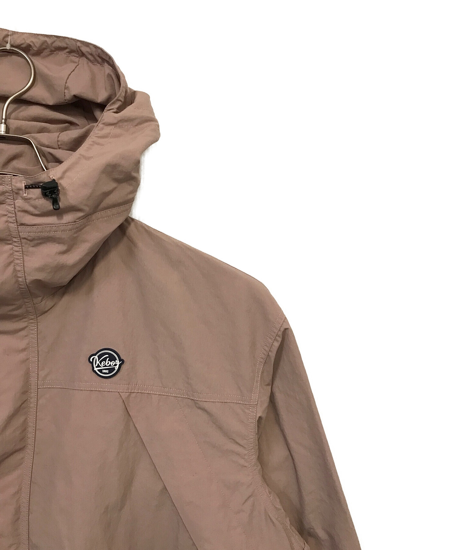 中古・古着通販】KEBOZ (ケボズ) NYLON HOODIE JACKET ピンク