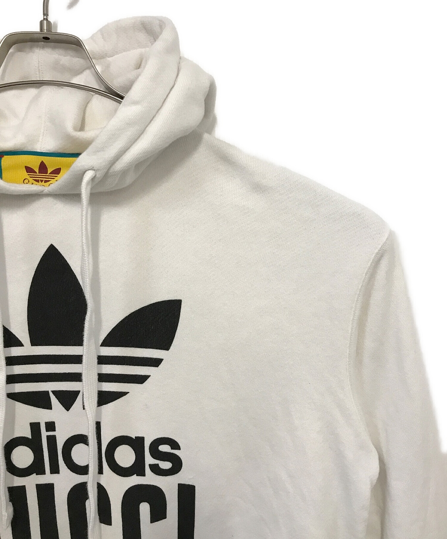 GUCCI × adidas ロゴ パーカー ホワイト