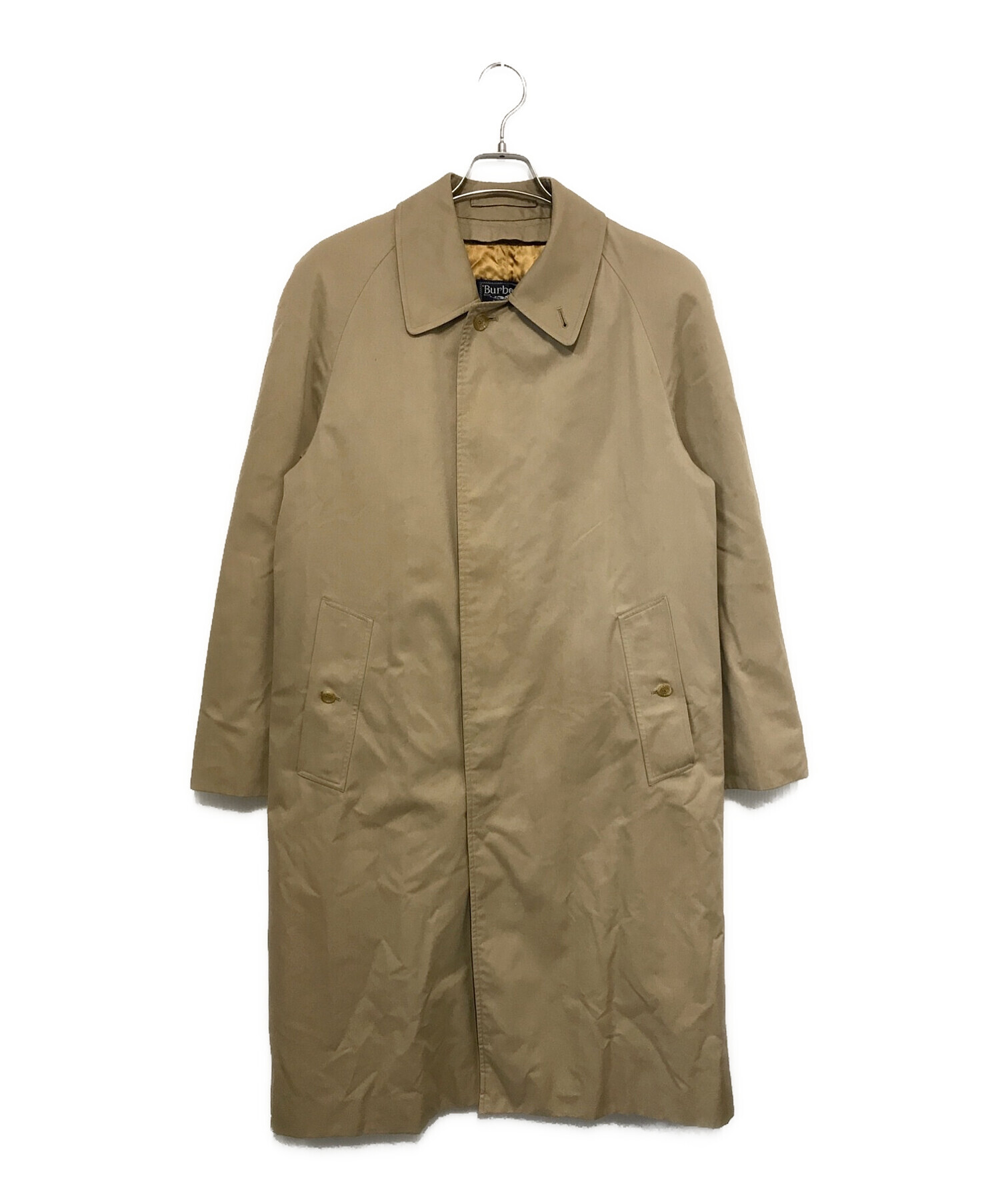 美品 Burberrys ライナー付 ステンカラーコート ベージュ BURBERRY - バーバリーズ 80s 英国製 ヴィンテージ 長袖