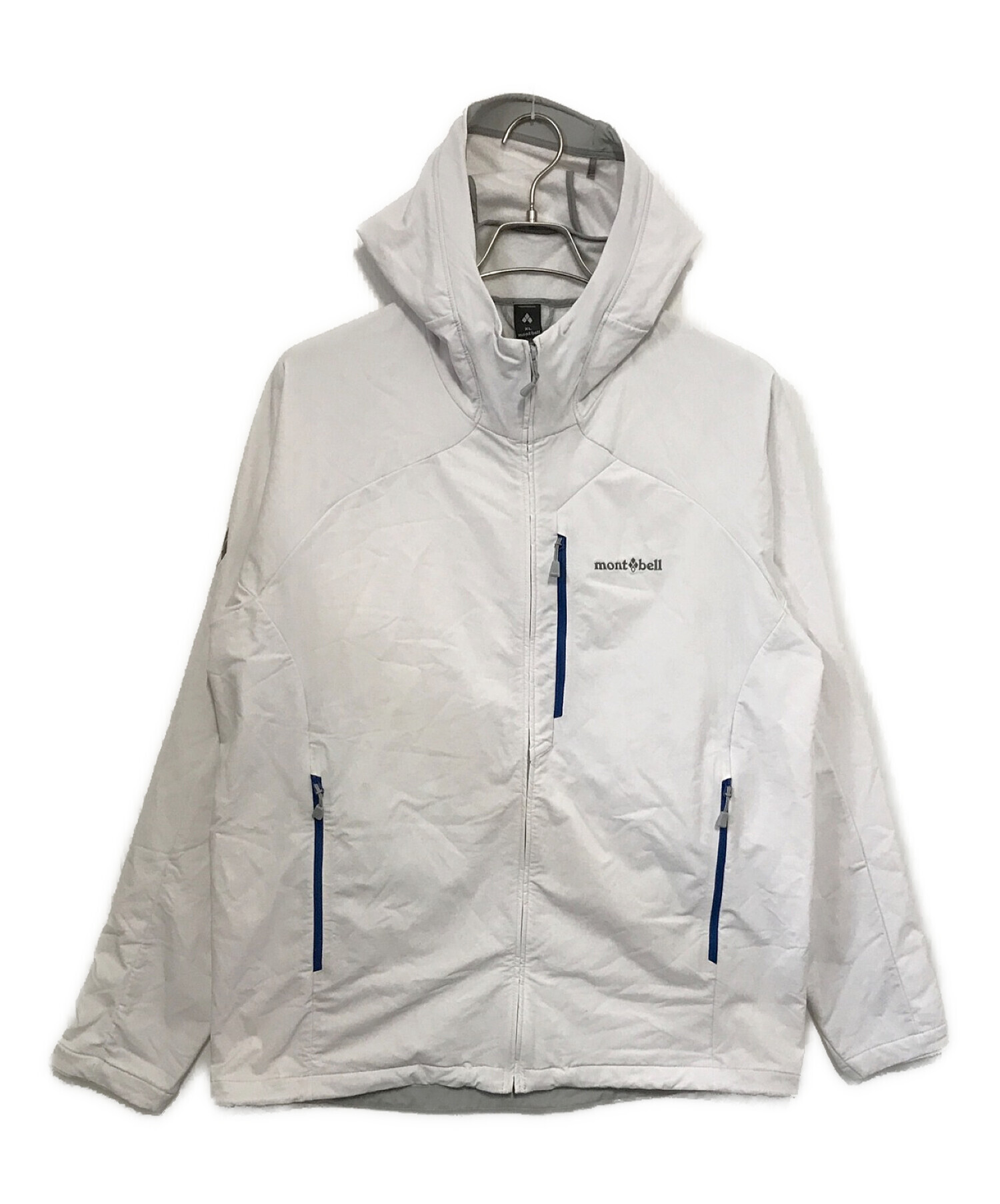 中古・古着通販】mont-bell (モンベル) ノマドパーカ ホワイト 中古・古着通販】mont-bell (モンベル) ノマドパーカ ホワイト