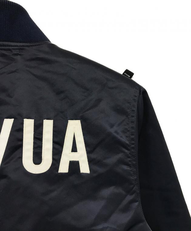 WTAPS ネイビー B-15A Mサイズ 中古・古着通販】WTAPS (ダブルタップス) チームジャケット