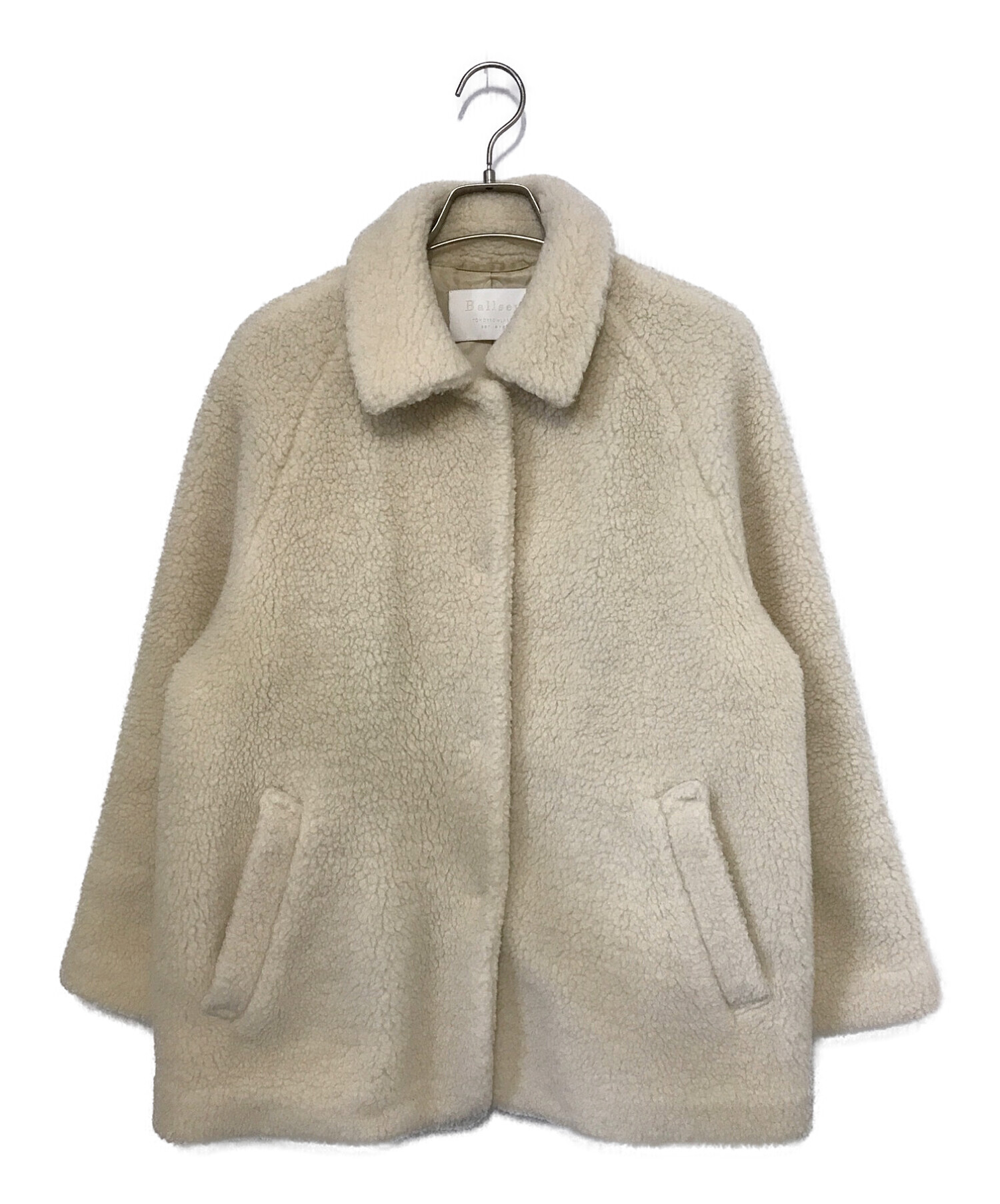 中古・古着通販】BALLSEY (ボールジィ) ボアコート アイボリー サイズ 
