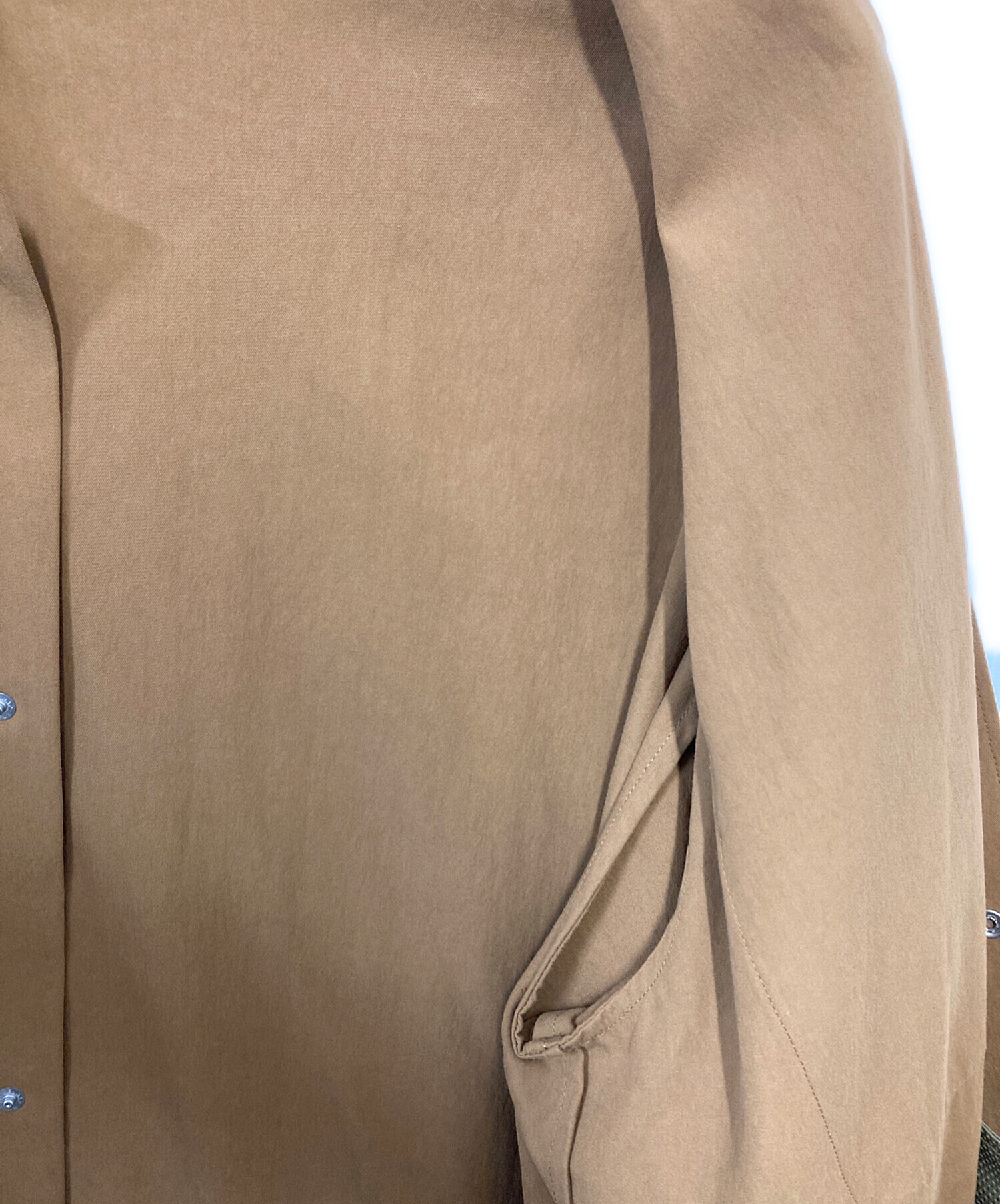 中古・古着通販】LOOPE (ルーペ) SNAP FRONT FACTORY JACKET ブラウン 