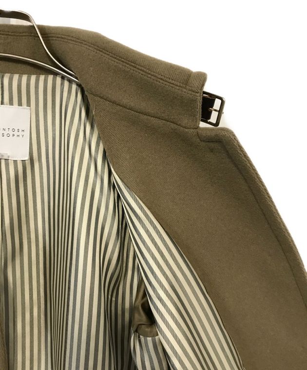 MACKINTOSH PHILOSOPHY くるみボタン ベージュ ロングコート